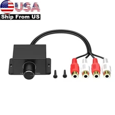 Car RCA Audio Regulator Bass Amp Audio Amplifier for Speakers Audio Amplifier