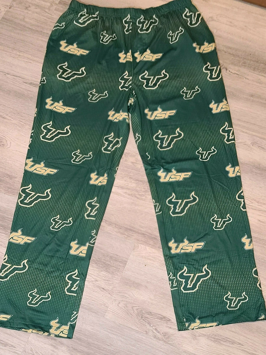 USF South Florida Bulls Men s Scatter Pattern Lounge Pajama Pants size S 4xl