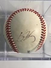 Vintage Autographed Kyle Lohse Baseball In Square Case