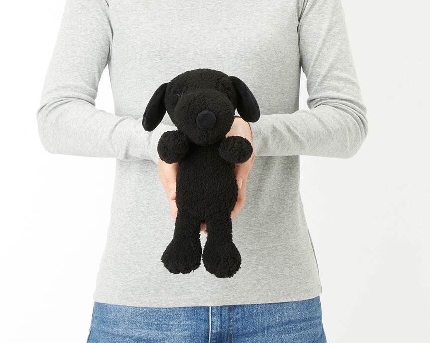 Japan Rare UNIQLO KAWS × PEANUTS collaboration Snoopy PLUSH Black
