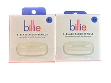 Billie Shaving Razor Refill Cartridge Heads 4 Cartridges 5-Blade 2PK - 8 Total