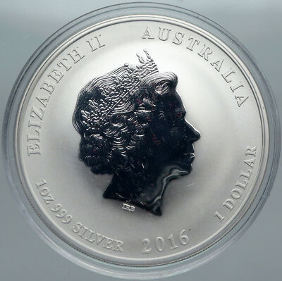 2016 AUSTRALIA Elizabeth II Chinese Zodiac Year of the Monkey