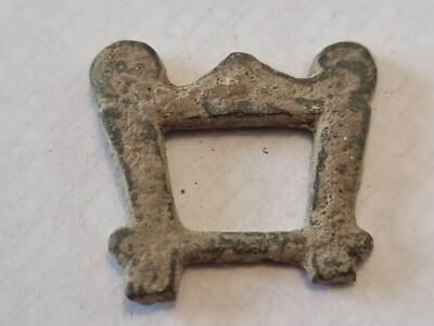 Schöne frühe Post Mittelalter Bronze Schnalle fehlt Pin Bitte Beschreibung lesen L109e