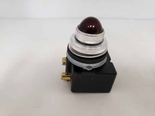 CÚPULA DE PLÁSTICO ROJO LUZ PILOTO SQUARE D 9001-KP38R SERIE 120V NUEVA EN CAJA - Imagen 5 de 7