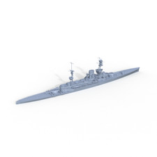 SSC700594-A 1/700 Military Model Kit HMS Glorious Battlecruiser Segmented hull