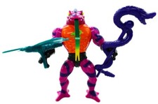 Product Image: 1986 MOTU Masters of the Universe TUNG LASHOR TONGUE-SHOOTING SNAKE MEN Complete