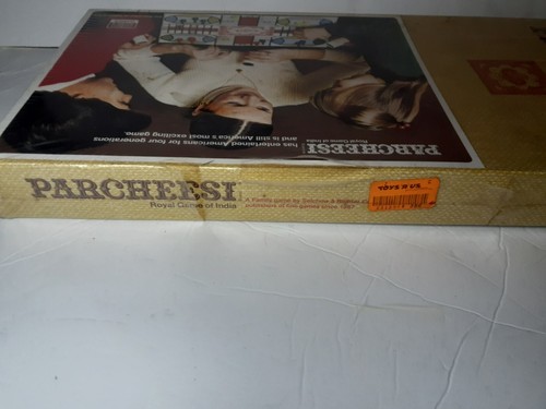 Parcheesi Brettspiel 1975 Vintage Indien Spiel Nacht S&R Holzteile USA versiegelt - Bild 3 von 7