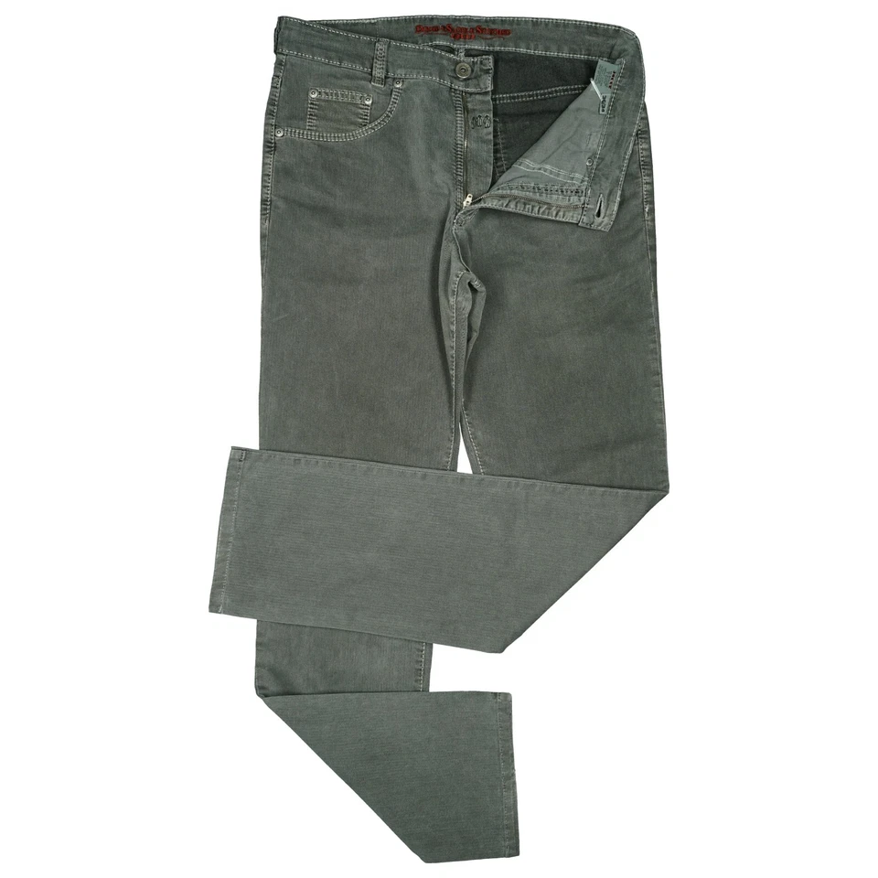 Pantalones de mezclilla Joker W36 L34 grises para hombre elásticos Clark calce regular recto L 52 XL Foto 2 de 4