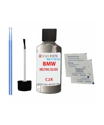 for MINI C2K MELTING SILVER Touch Up Paint Pen Kit Brush Scratch | UK