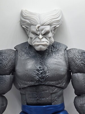 3d Printed X-men 97 BEAST LARGE NORMAL HEAD 6'' Joe Classified/Marvel Legends