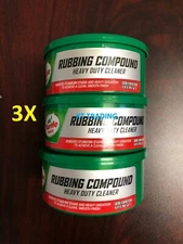 (3-Pack) Turtle Wax HEAVY DUTY Rubbing Compound Car Truck Auto Scratches Cleaner