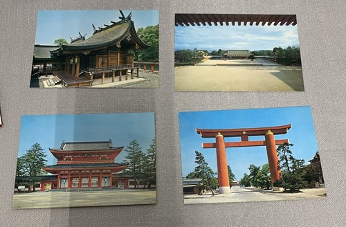 Vintage Heian Jingu Postcards 11 Color Views Unused w Envelope 1960s Japan - Picture 4 of 8