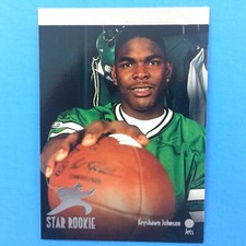 Keyshawn Johnson 1996 Upper Deck Rookie Card #1 NFL Jets Buccaneers Cowboys. rookie card picture