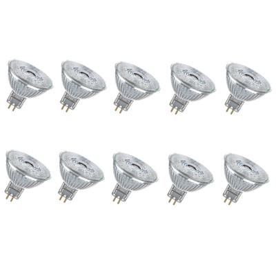 10er Pack OSRAM GU5.3 LED Reflektor MR16 36° Abstrahlwinkel 2,6W