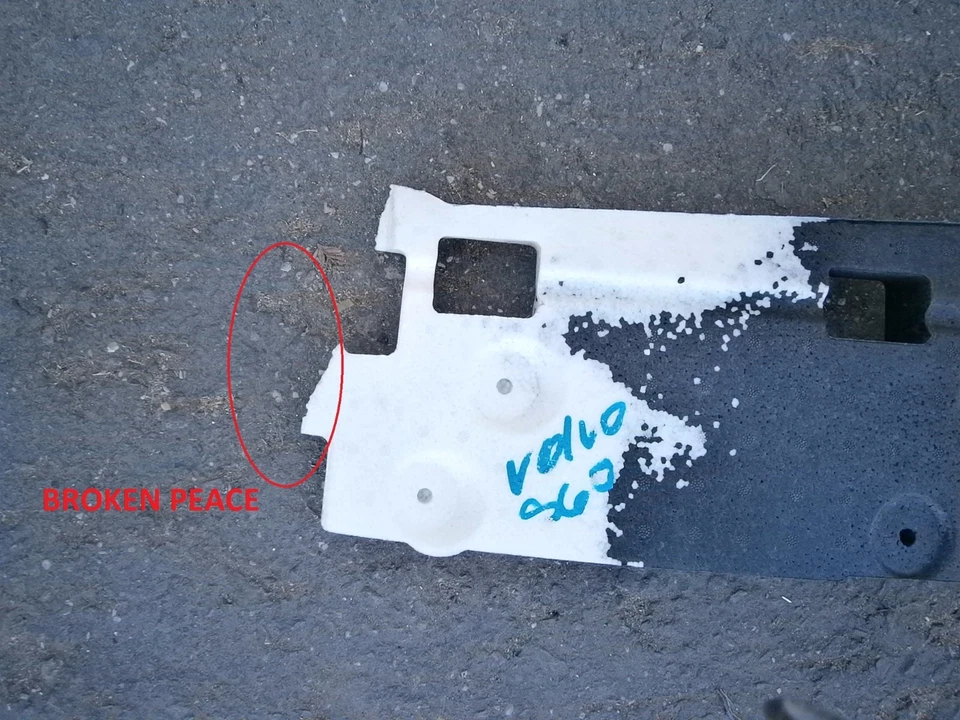 dp50872 Volvo S60 2001 2002 2003 2004 rear bumper foam impact absorber OEM - Изображение 2 из 4