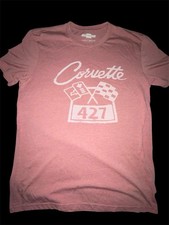 Lucky Brand Shirt Mens Medium Chevrolet Corvette 427 Graphic Tee Tagless