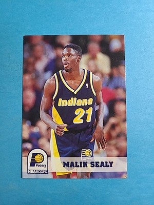 Malik Sealy 1993-94 Skybox NBA Hoops Basketball Card # 91 J3087