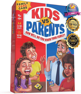 Kids VS Parents   a Hilarious Family Game with Conversation Starters & Fun Chall