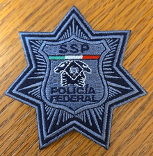 SSP FEDERAL POLICIA #B small MEXICO POLICIA POLICE PATCH
