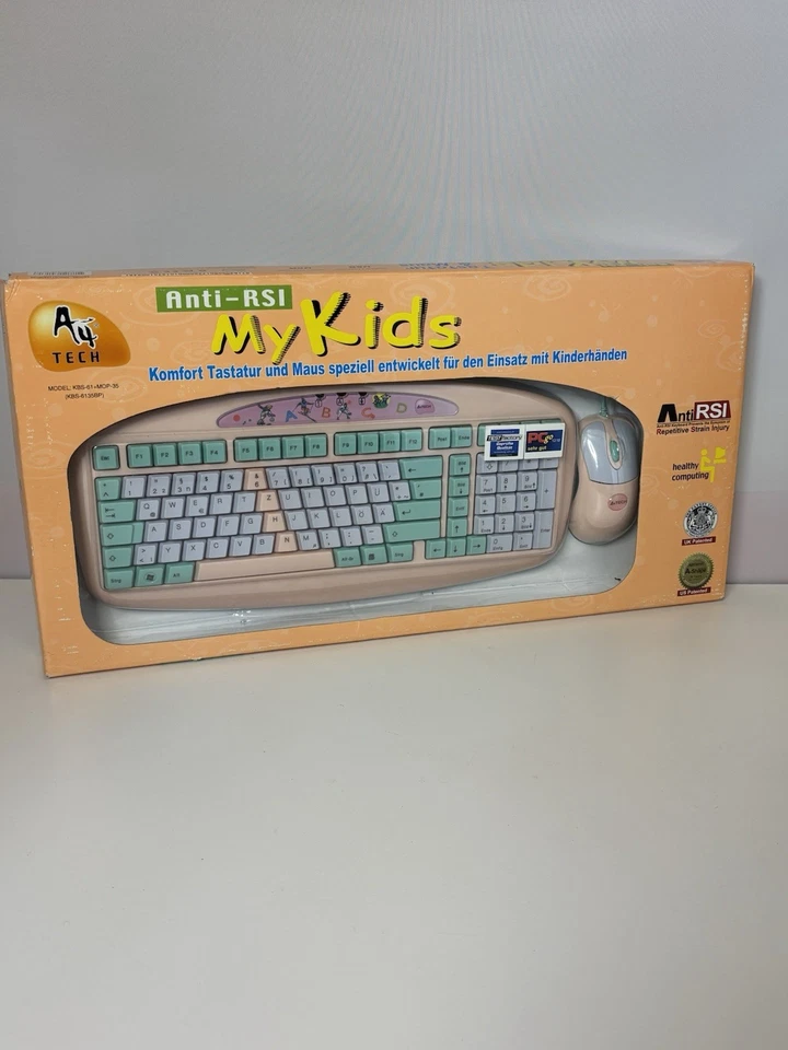 Ergonomische Kinder-Tastatur und Maus – bunt & lernfreundlich (Z1)