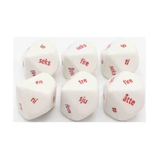 Koplow Foreign Language Dic  d10 20mm Number Dice 1-10 - Norwegian Words ( New