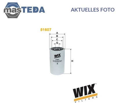 51607 MOTOR ÖLFILTER WIX FILTERS FÜR CASE IH MAXXUM 110, 120 81KW