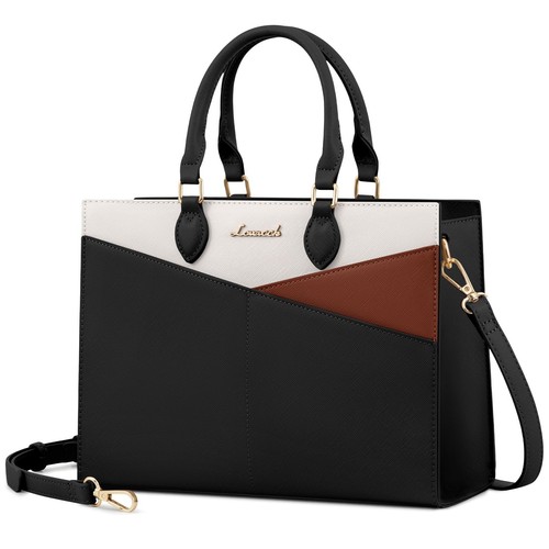 Purses for Women,Satchel Handbags Tote Bag, Black Pu Leather Shoulder Crossbo...