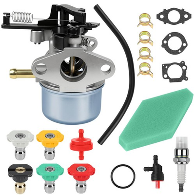 #ad Carburetor Kit with Nozzle for troy bilt pressure washer7.75 Hp 8.75 Hp 8.5Hp... $32.74