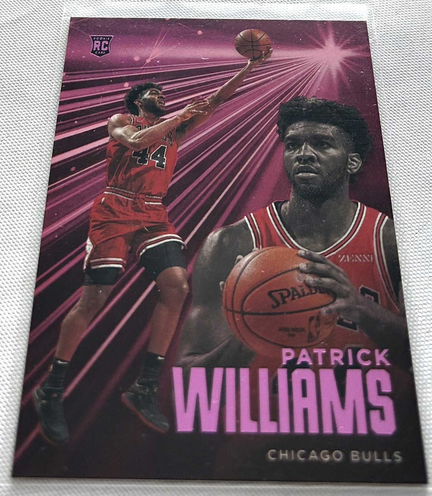 2020-21 Chronicles Essentials Basketball Patrick Williams Chicago Bulls Pink RC