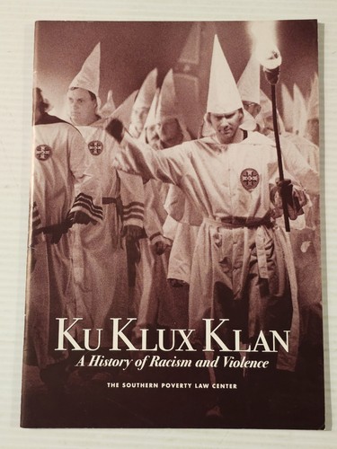 Ku Klux Klan A History of Racism and Violence. RARE. Row N. | eBay