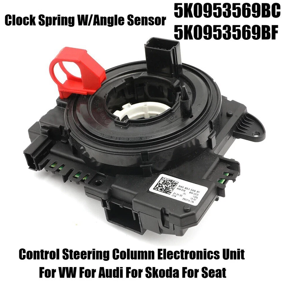 5K0953569BC Control Steering Column Electronics Unit Clock Spring W/Angle Sensor - Image 2 of 4