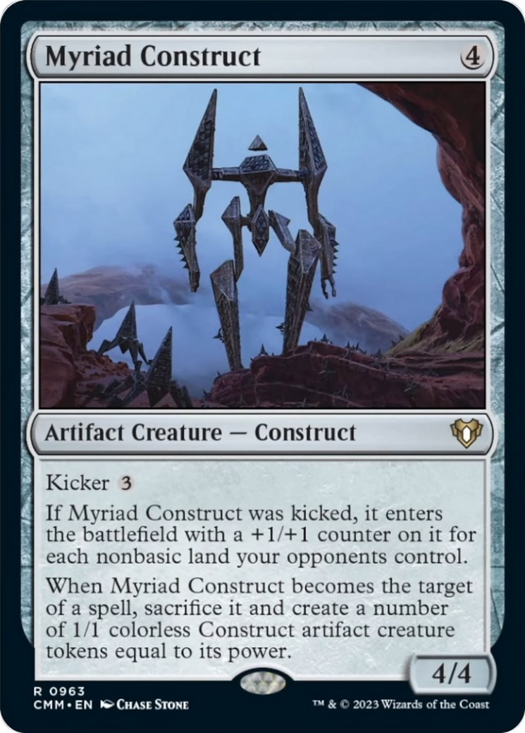 Myriad Construct #963 (NM) Commander Masters (CMM) MTG