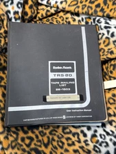Radio Shack TRS-80 Tape Mailing List 26-1503 Tape Media with Manual