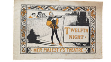 THEATRE PROGRAMME TWELFTH NIGHT ROBERT TABER LILY BRAYTON MAUD JEFFRIES