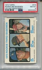 1973 Topps Mike Schmidt Rookie Card PSA 8 Nm MINT Graded Baseball #615