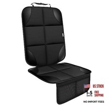 Car Seat Protector for Child Car Seat, Durable 600D Fabric Black 1pc