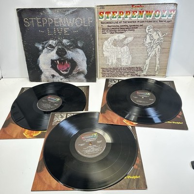 STEPPENWOLF Vinyl Lot Of 2 - Steppenwolf Live And Early Steppenwolf 1970s Record