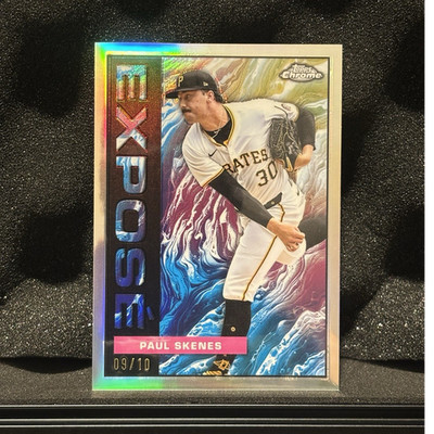 2025 Topps Chrome Expose Paul Skenes Pittsburgh Pirates 09/10