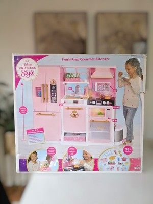 Disney Princess Fresh Prep Interactive Sounds & Effects Gourmet Play Kitchen