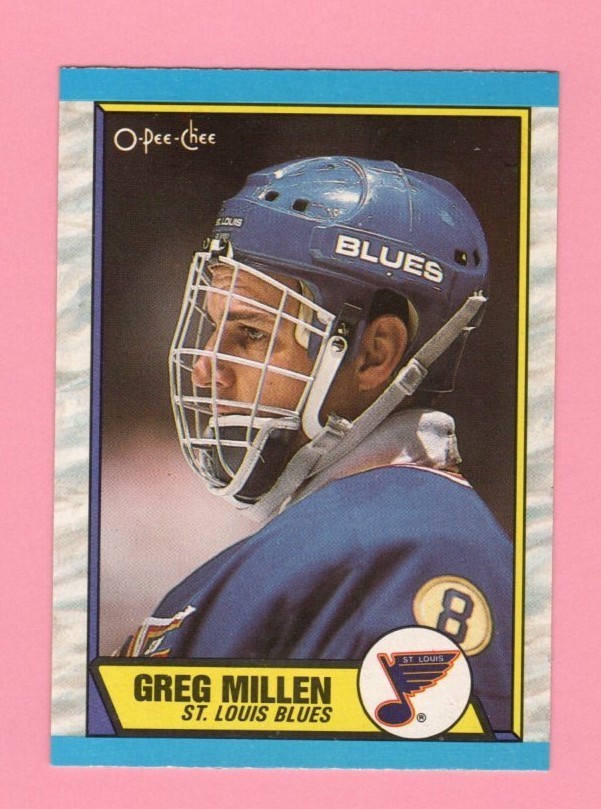 1989-90  O-Pee-Chee Greg Millen #137 St. Louis Blues