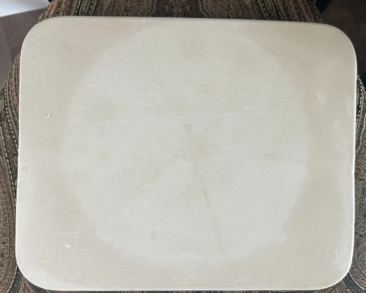 Pampered Chef Family Heritage 12 x 15 Stoneware Rectangular Baking Pizza Stone.