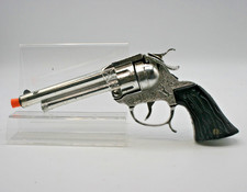 Western Style Revolver Toy Cap Gun Works 9" long