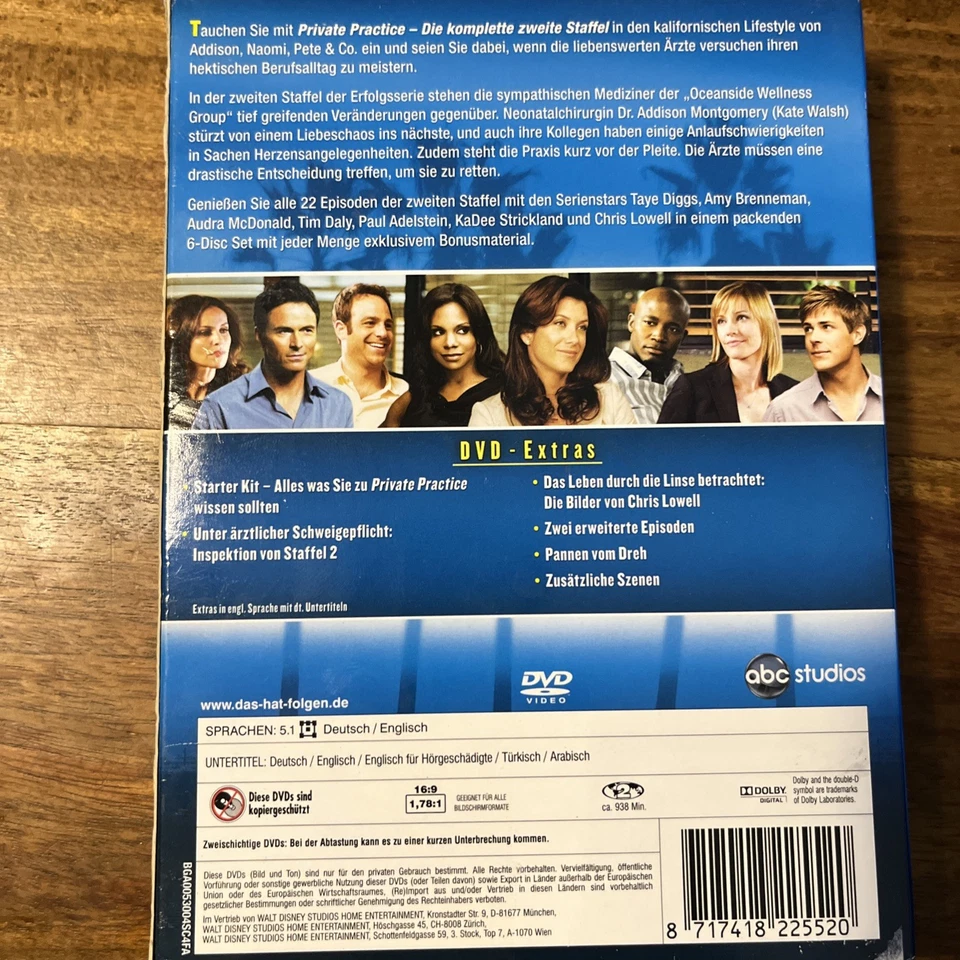 Private Practice - Die komplette zweite Staffel [6 DVDs] ... | DVD | Zustand gut - Bild 2 von 3
