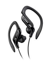 JVC HAEB75B Sport Style Ear-Clip Headphones/Earphones Black ,Splash-proof