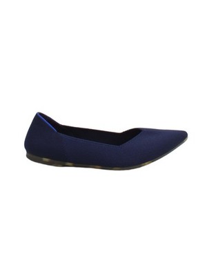 Rothy's flache Damenschuhe UK 6,5 blau 100 % Nylon Ballerinas