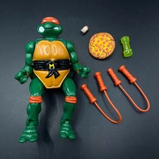 Vintage 1992 Mutatin' Michelangelo Figure TMNT Mutations Playmates 100 Complete