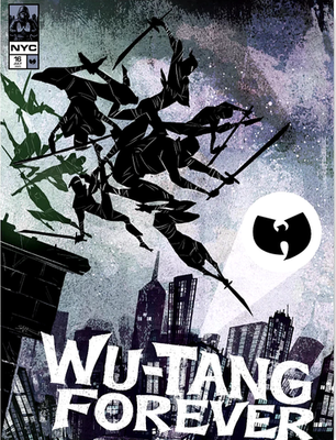 OFFICIAL WU-TANG CLAN POSTER POP-UP NYC MSG 2025 S/N #/155 SIGNED