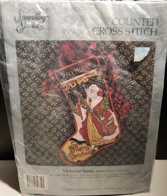 Something Special Victorian Santa Stocking Cross Stitch Kit 50659 Candamar New