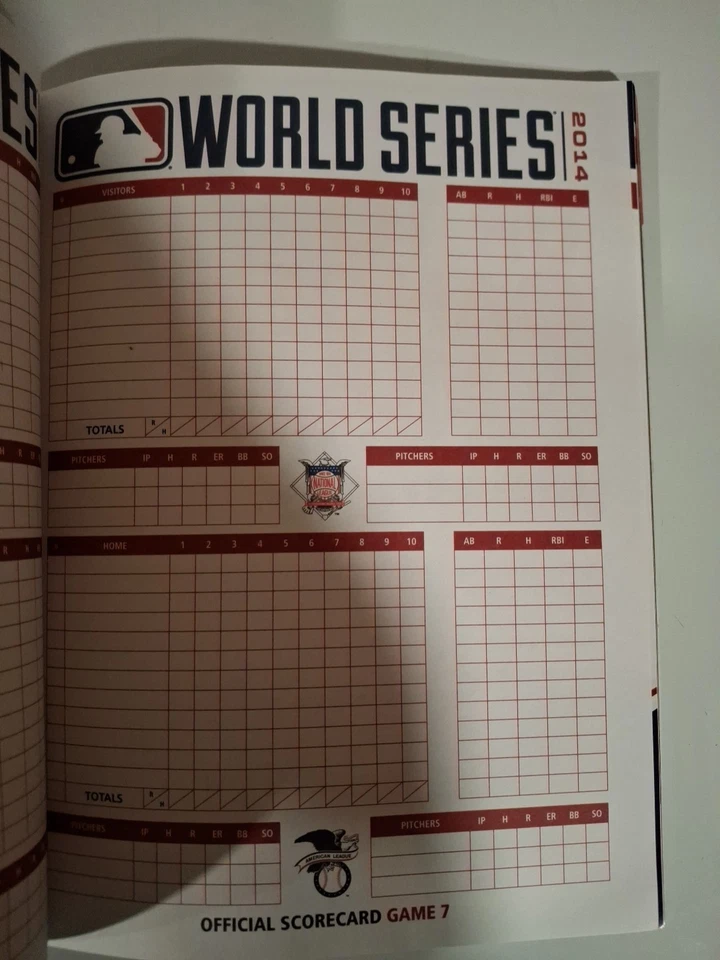 2014 KANSAS CITY ROYALS SAN FRANCISCO GIANTS WORLD SERIES OFFICIAL PROGRAM - Image 4 of 4