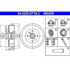 Tambour de frein Skoda FAVORIT